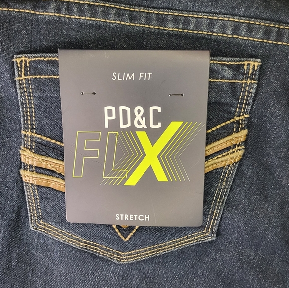 NWT PD&C Flx Slim Fit Denim Jeans size 34x32 - Picture 10 of 10